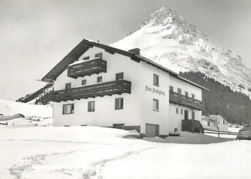 Postcard Austria Tirol Haus Predigberg bei Hallenbad