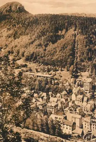 Postcard France Mont Dore les Bains le funiculaire du Capucin 1951