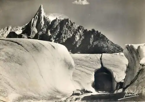 Postcard France Chamonix 1960