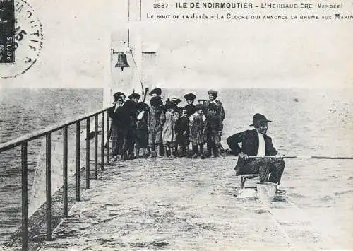 Postcard France Vendée > Ile de Noirmoutier Le bout de la Jetee