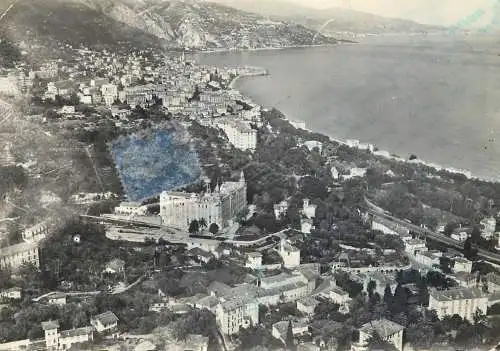 Postcard France Alpes Maritimes panorama sur Menton et la Cote Italienne