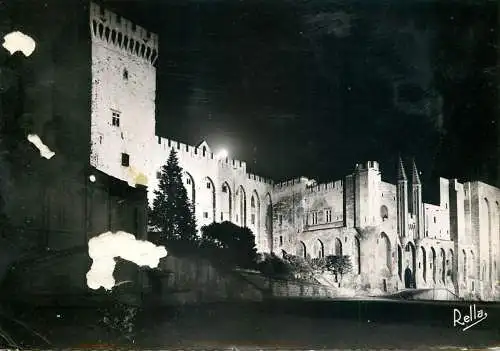 Postcard France Vaucluse > Avignon Palais des Papes facade Occidentale et tour Campane