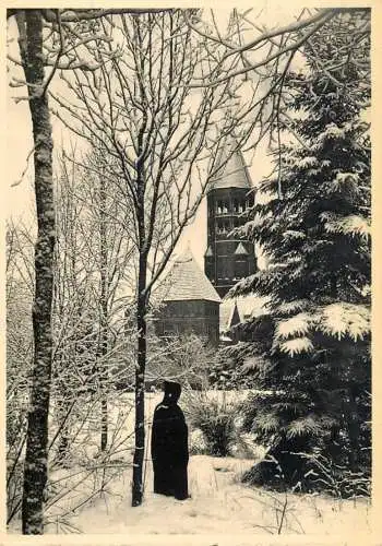 Abbaye de Clervaux sous la neige