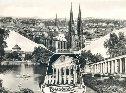 Postcard Germany Wiesbaden 1865