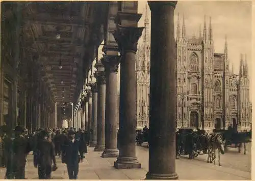 Postcard Italy Milano 1935