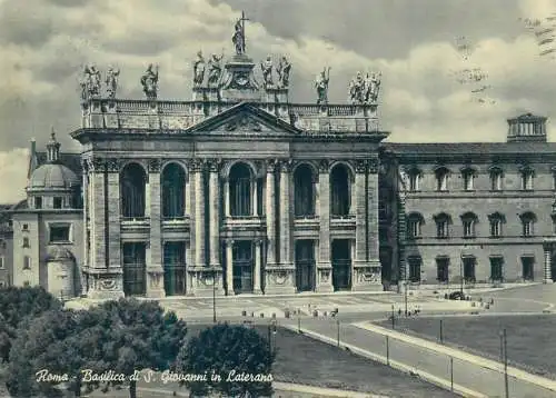Postcard Italy Rome basilica di S. Giovanni in Laterano