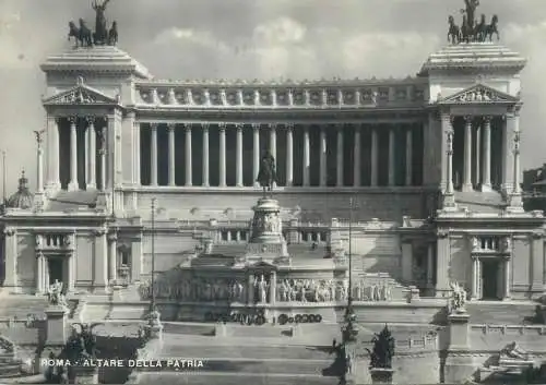 Postcard Italy Rome Altare della patria