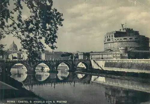 Postcard Italy Rome Castel Sant'Angelo
