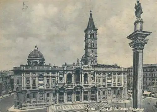 Postcard Italy Rome Chiesa di S. Maria Maggiore
