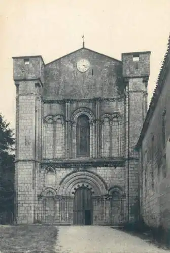 Postcard France Charente Abbaye de Bassac