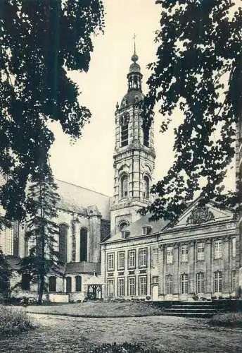 Postcard Belgium Averbode abbaye vue prise du cote de la Sacristie