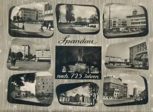 Postcard Germany Spandau multi view