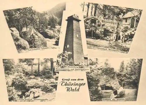 Postcard Germany Grub aus dem Thuringer Wald