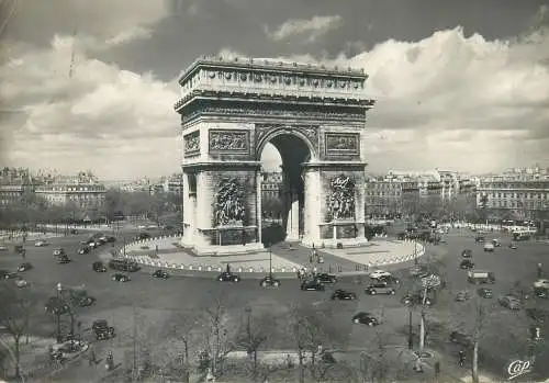 Postcard France  Paris Arc de Triomphe