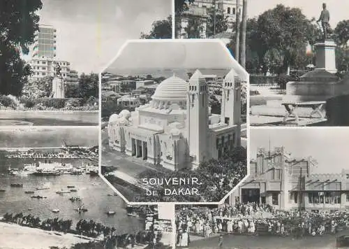Postcard Senegal Dakar cathedrale