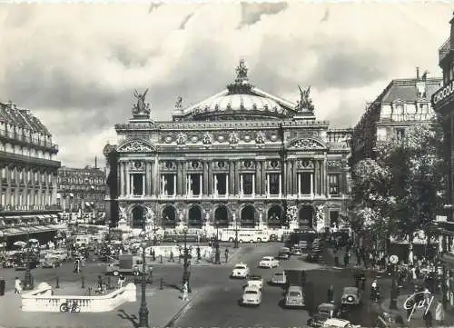 Postcard France Paris theatre et le opera