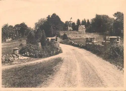Postcard Belgium home de van Colonheid castle road