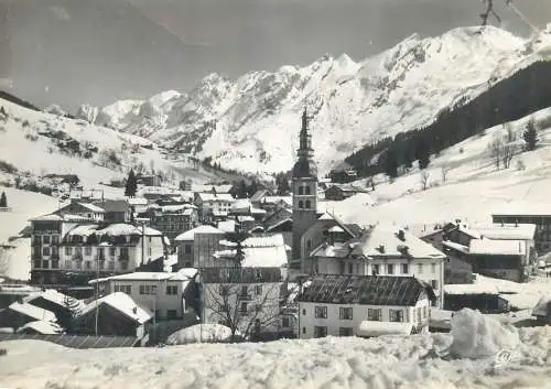 Postcard France La Clusaz chaine des Aravis