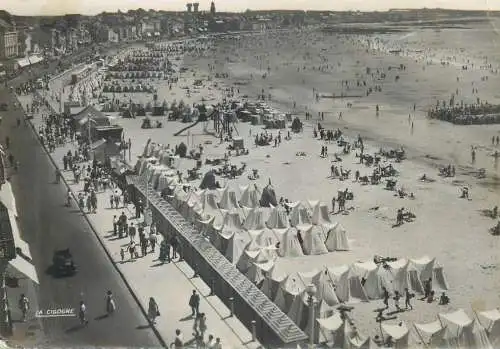 Postcard France Vendée Sables d'Olonne beach view