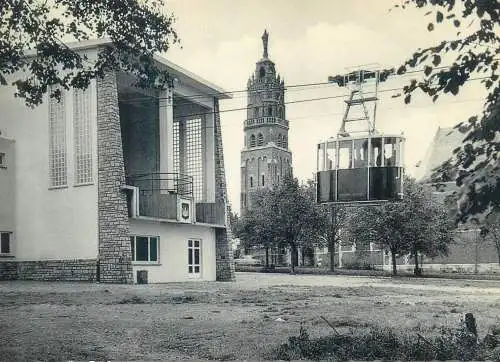 Postcard Belgium Huy la Sarte teleferique