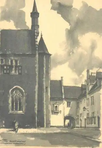 Postcard Belgium Gent children Alyns hospitaal