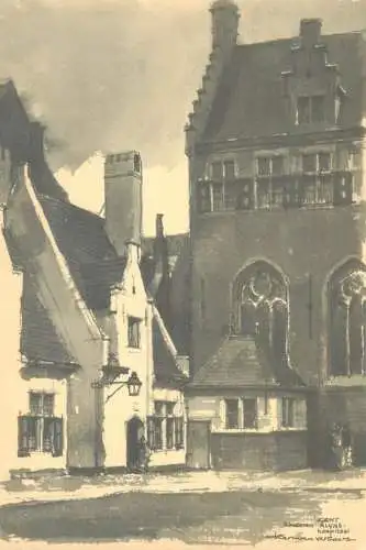 Postcard Belgium Gent kospitaal