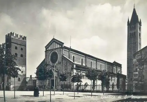 Postcard Italy Verona Basilica di S. Zeno