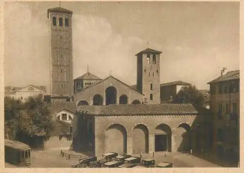 Postcard Italy Milano basilica di S. Ambrogio
