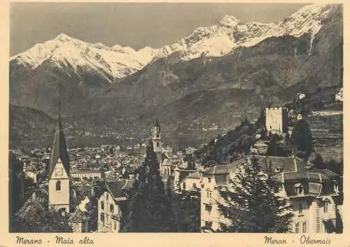 Postcard Italy Merano Maia alta