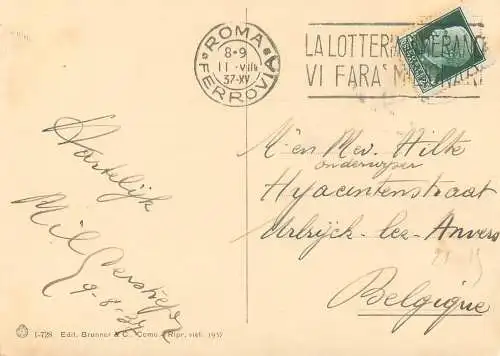 Postcard Italy Rome via dell'Impero