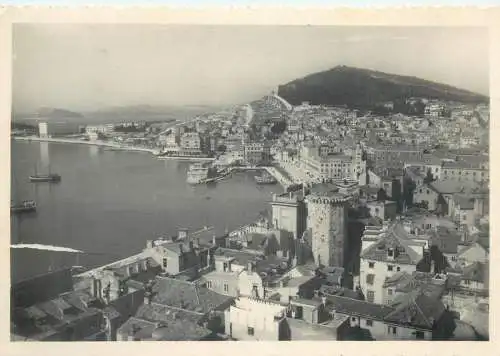 Postcard Croatia Split coastal scene