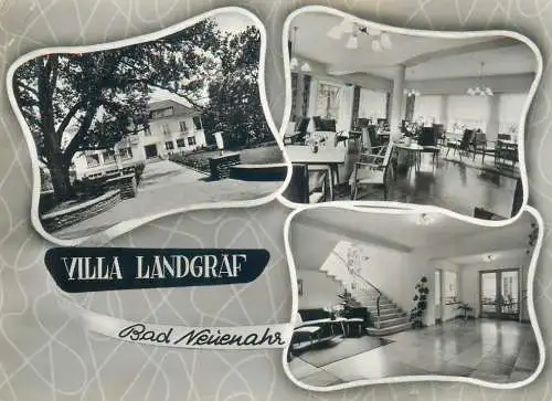 Postcard Germany villa Landgraf Bad Neuenahr
