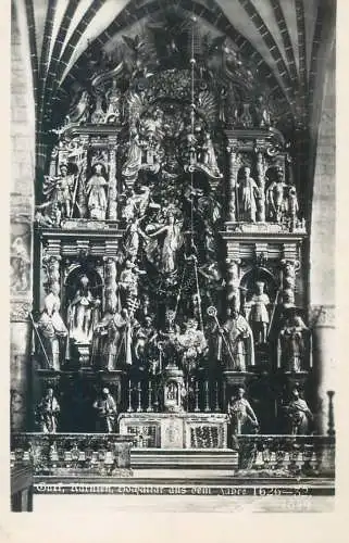 Postcard Gurf Karnten altar