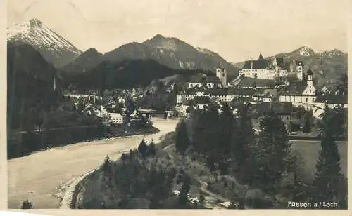 Postcard Germany Fussen a Lech