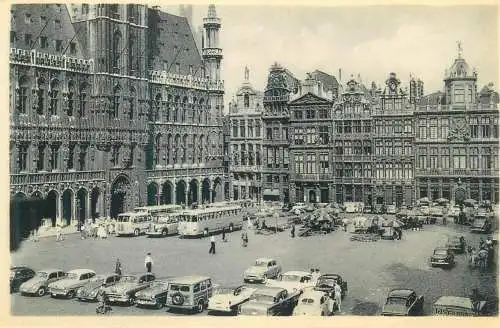 Postcard Belgium Bruxelles Stock Exchange
