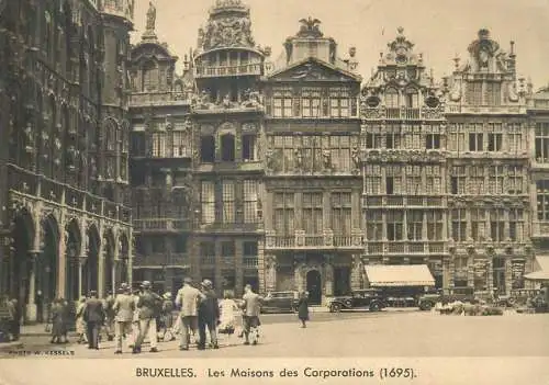 Postcard Belgium Bruxelles 1935 World Exhibition Exposivion universal