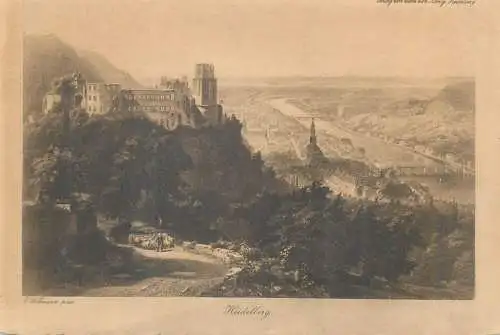 Postcard Germany Heidelberg