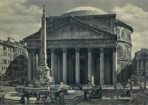 Postcard Italy Rome Il Pantheon