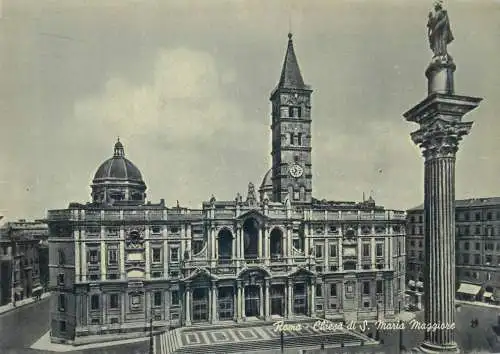 Postcard Italy Rome Chiesa di S. Maria Maggiore