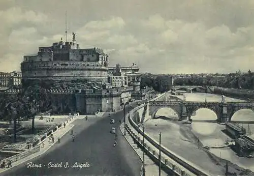Postcard Italy Rome Castel S. Angelo