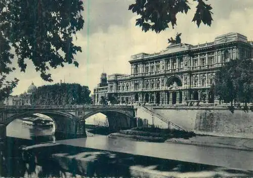 Postcard Italy Rome Palace of justice