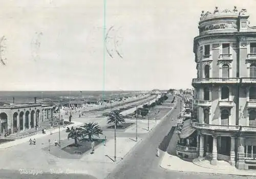 Postcard Italy Viareggio viale litoraneo