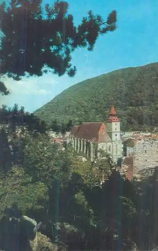 Romania Brasov Biserica Neagra monument istoric sec XIV-XV