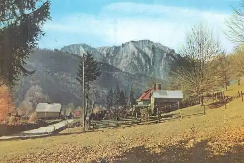 Romania Azuga vedere spre Muntii Bucegi