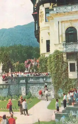 Romania Sinaia Muzeul Peles - pe terasa