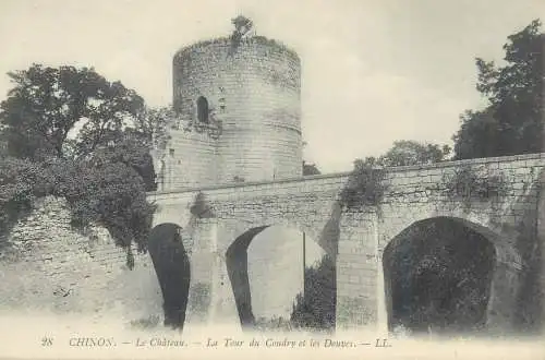 France Chinon La Tour du Coudry & les Douves