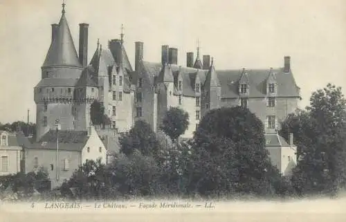 France Langeais Le Chateau Facade Meridionale