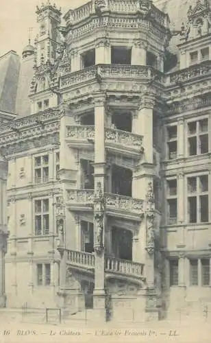 France Blois Le Chateau L'Escalier Francois I