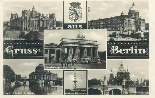 Germany Gruss aus Berlin multi view