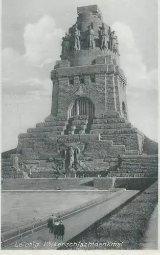 Germany Leipzig Volkerschalchtdenkmal ansicht